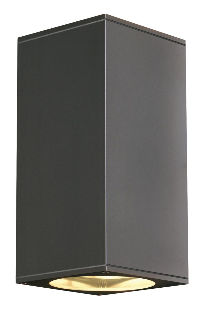 SLV - BIG THEO UP/DOWN OUT, wandarmatuur , vierkant, antraciet - 229575