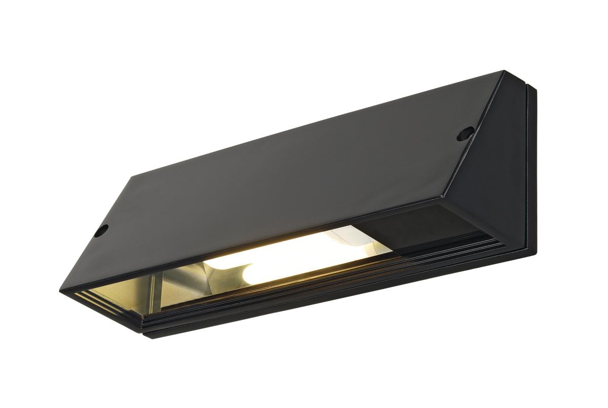 SLV - PEMA SQUARE, wandarmatuur, zwart, E27, max. 15 W - 230030