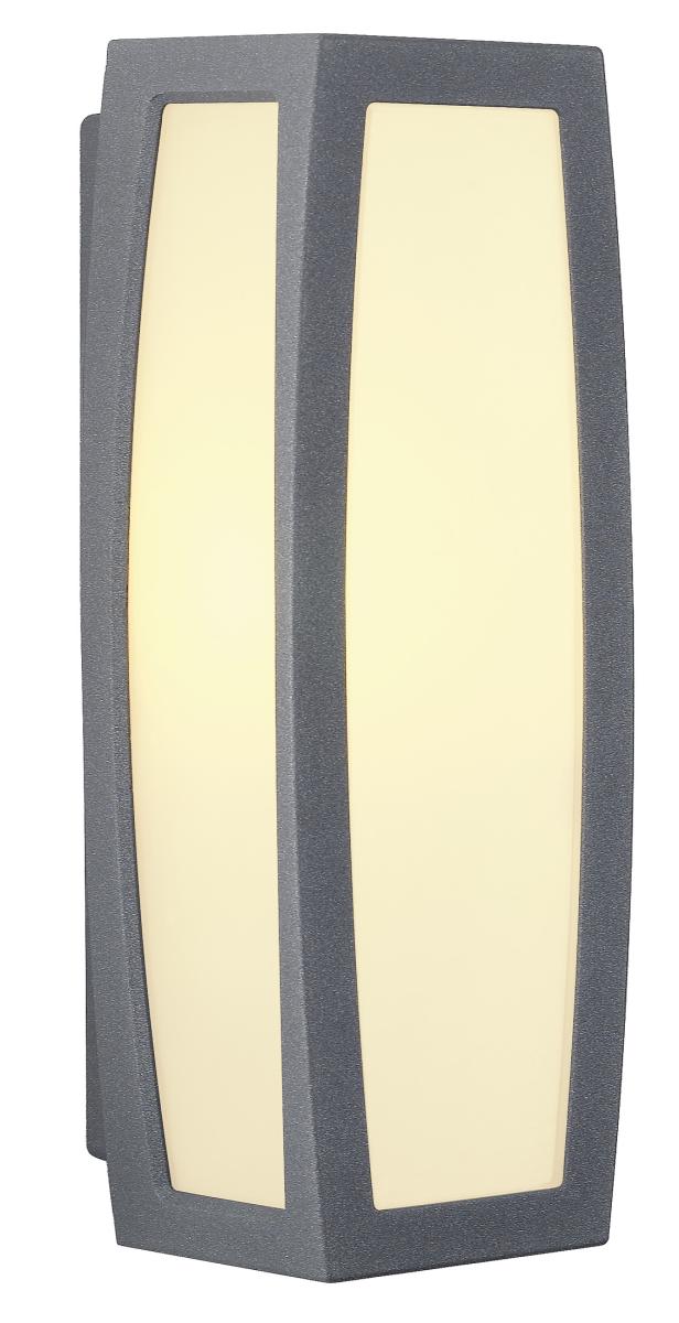 SLV - MERIDIAN BOX, outdoor armatuur , antraciet, E27, max. 25 W - 230045