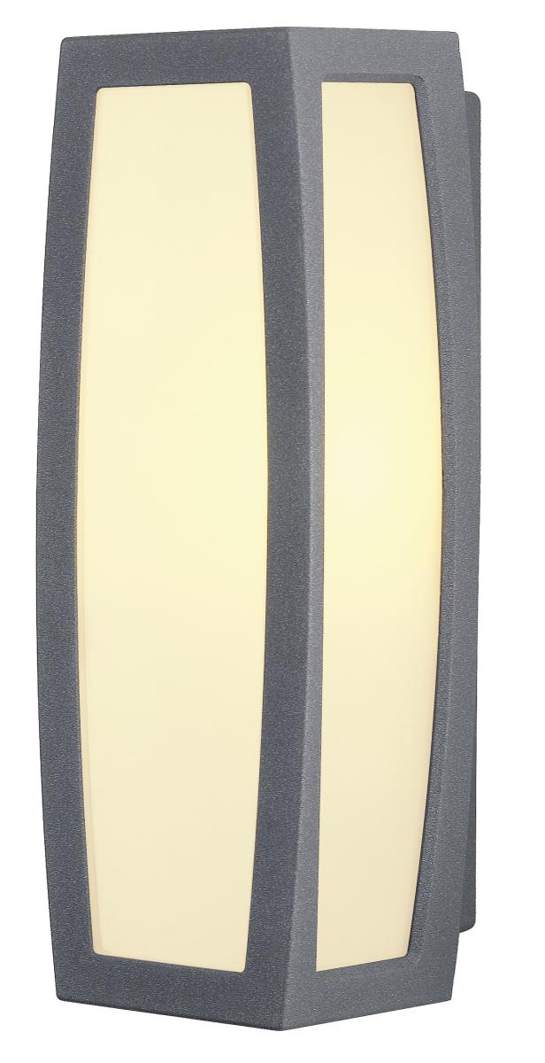 SLV - MERIDIAN BOX, wandarmatuur, antraciet, E27, max. 20 W, met - 230085