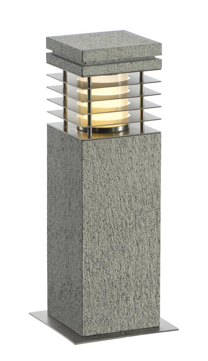 SLV - ARROCK GRANIET 40, graniet, zout & peper, E27, max. 15 W - 231410