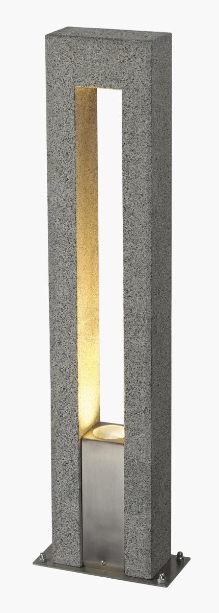 SLV - ARROCK ARC GU10, graniet, zout & peper, GU10, max. 35 W - 231420