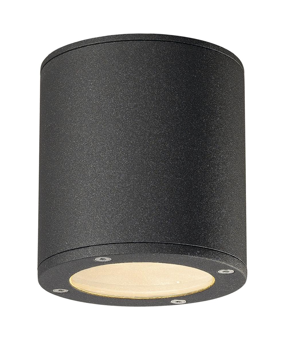 SLV - SITRA CEILING, rond , antraciet, GX53, max. 9 W - 231545