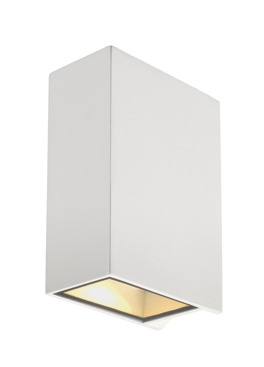 SLV - QUAD 2 XL, wandarmatuur, vierkant, wit, LED, 2x3,2 W, 3000 - 232441
