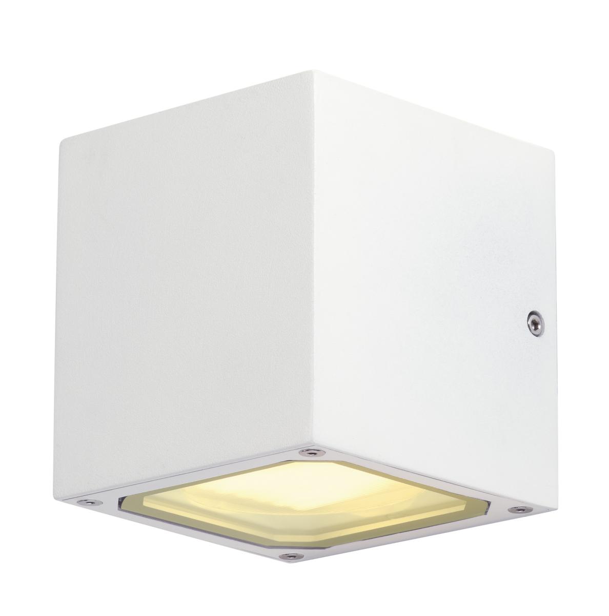 SLV - SITRA CUBE, wandarmatuur, wit , GX53, max. 9 W - 232531