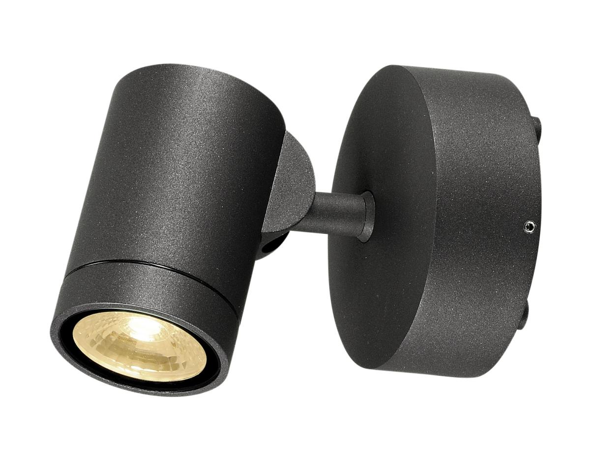 SLV - HELIA wandlamp, zand antraciet , 8 W led, 3000 k - 233245
