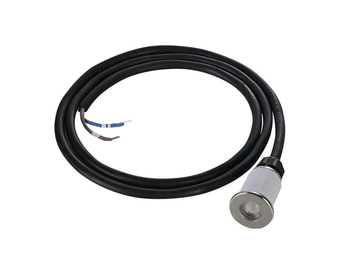 SLV - DASAR LED MINI, inbouwspot, rond, inox 316, 2 W, 3000 K - 233540