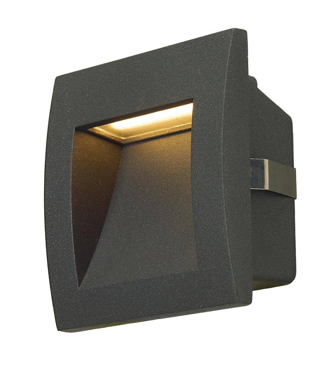 SLV - DOWNUNDER OUT LED S, Wandinbouwarmatuur, antraciet - 233605