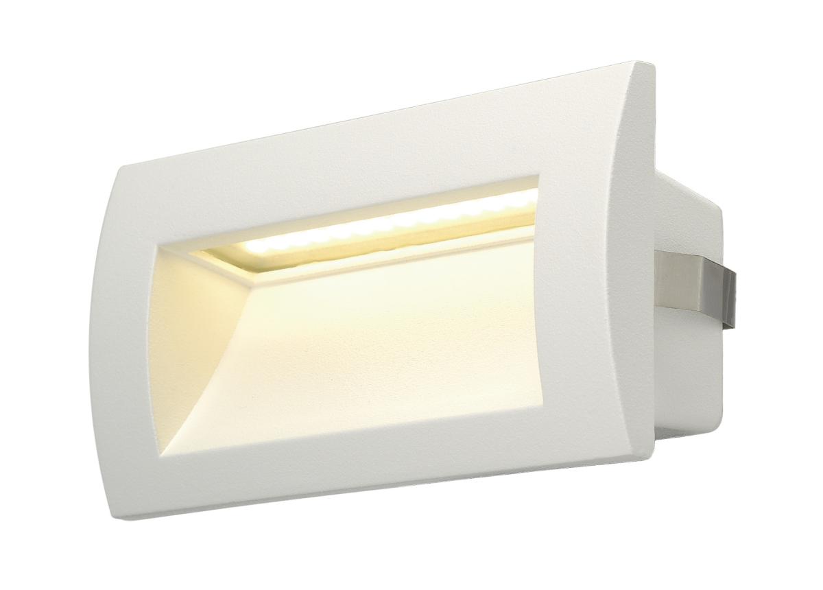 SLV - DOWNUNDER OUT LED M wandinbouwarmatuur, wit - 233621