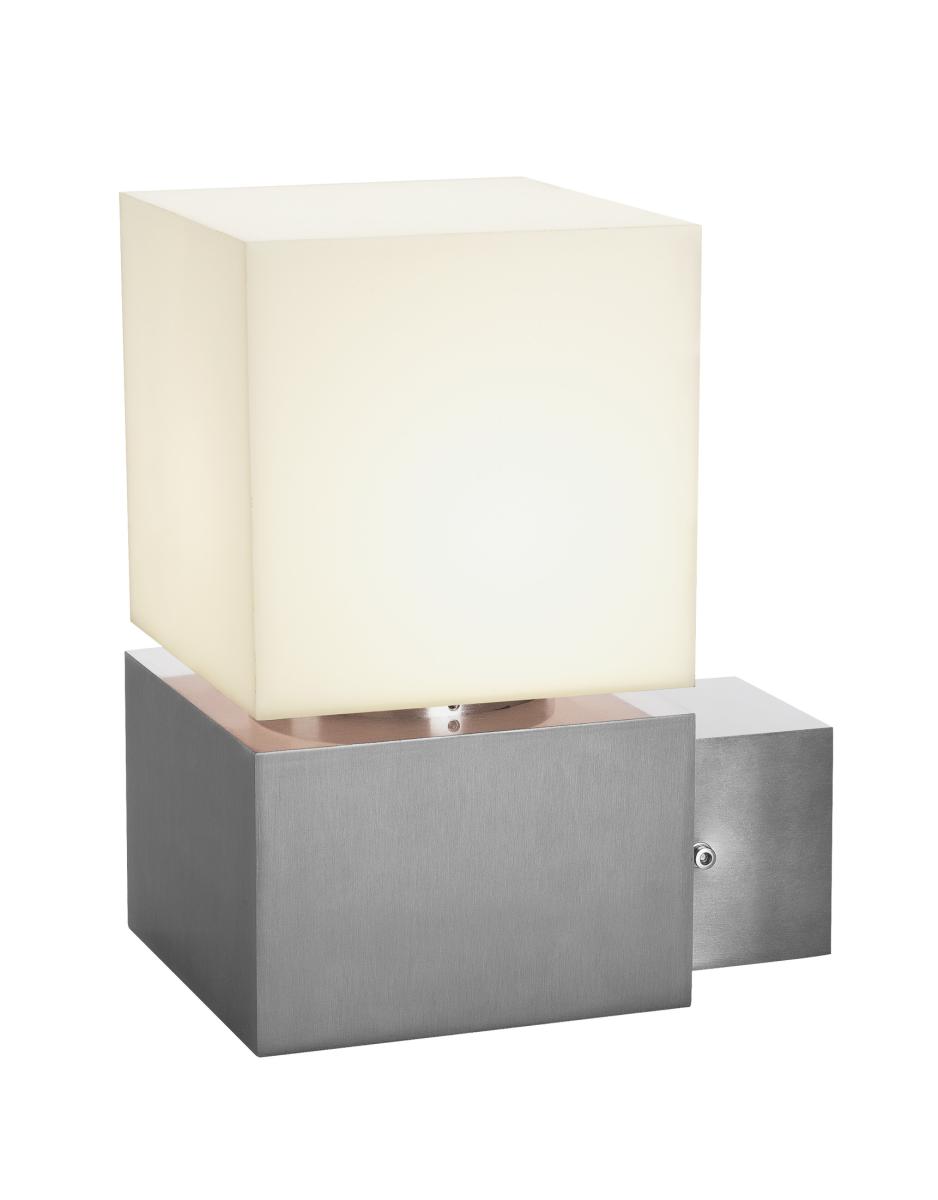 SLV - SQUARE WALL, E27, outdoor wandarmatuur, roestvrij staal - 1000336