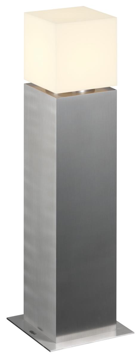 SLV - SQUARE POLE 60, E27, outdoor staanlamp, roestvrij staal - 1000345