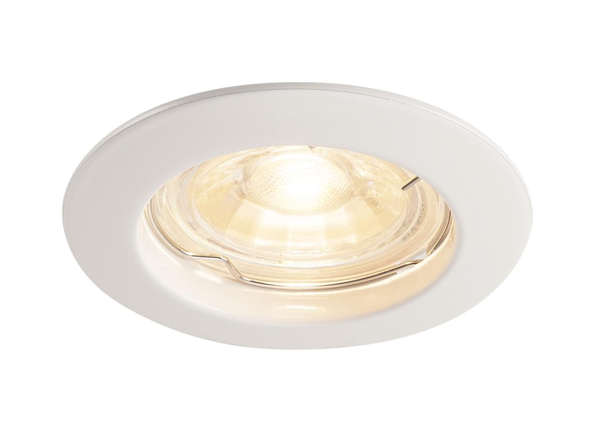 SLV - PIKA QPAR51 plafondinbouwlamp, star, wit, max. 50 W - 1000714