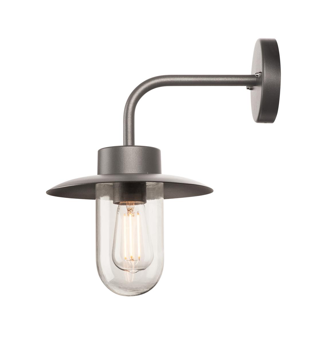 SLV - MOLAT E27 Outdoor wandlamp, antraciet, max. 60 W, IP44 - 1000820