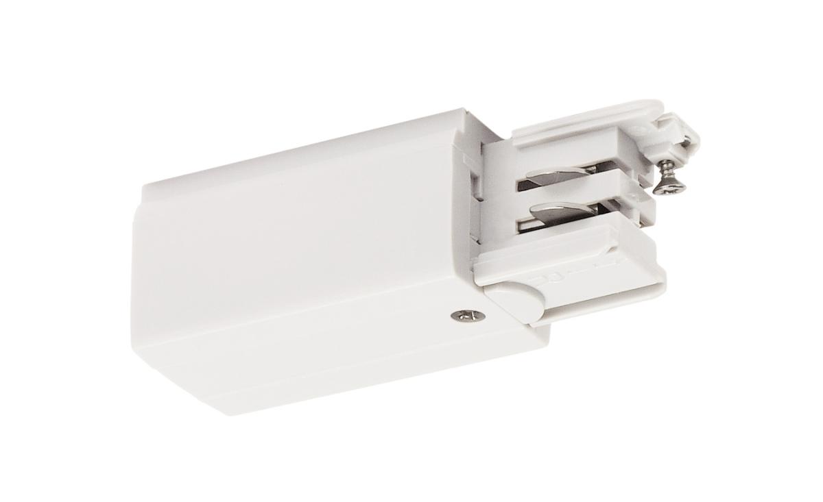 SLV - S TRACK voeding links, PHASE, wit - 1001379