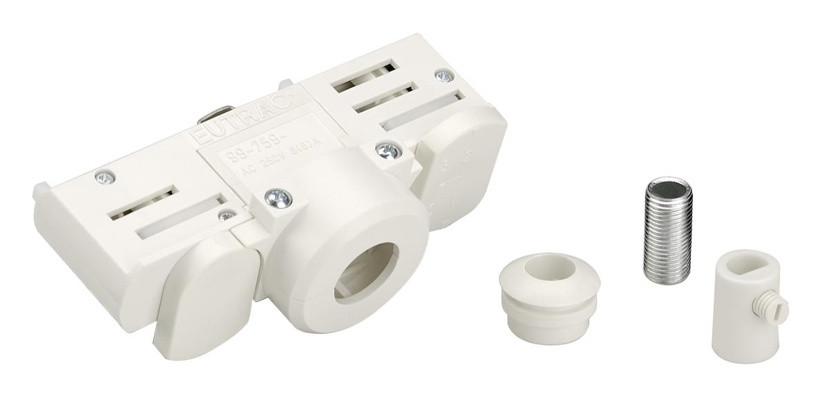 SLV - EUTRAC 3 fase stroomrailadapter, verkeerswit incl. - 1001542