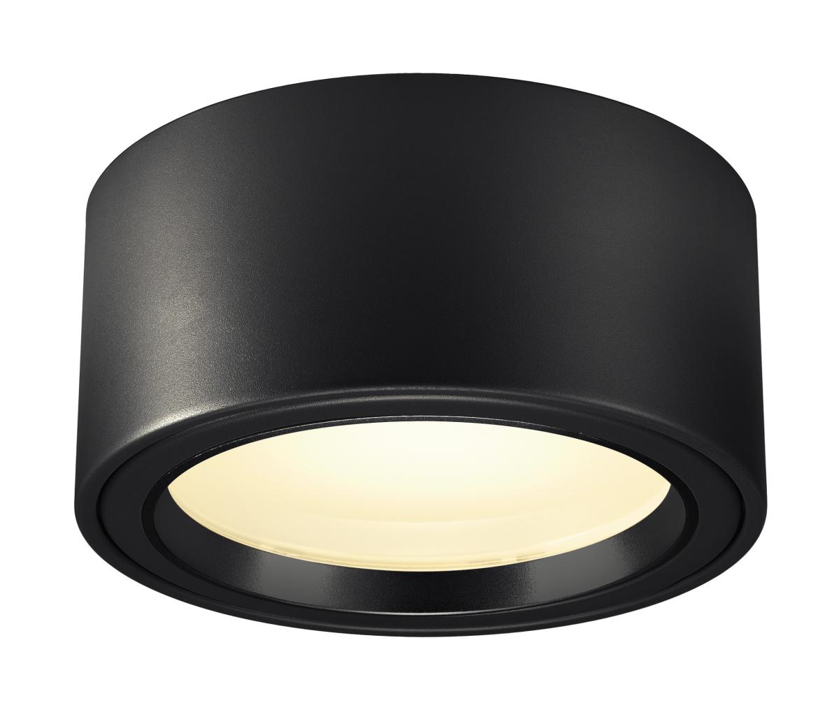 SLV - MIRO CL, LED indoor plafondarmatuur, zwart, 3000 K, 100° - 1001939