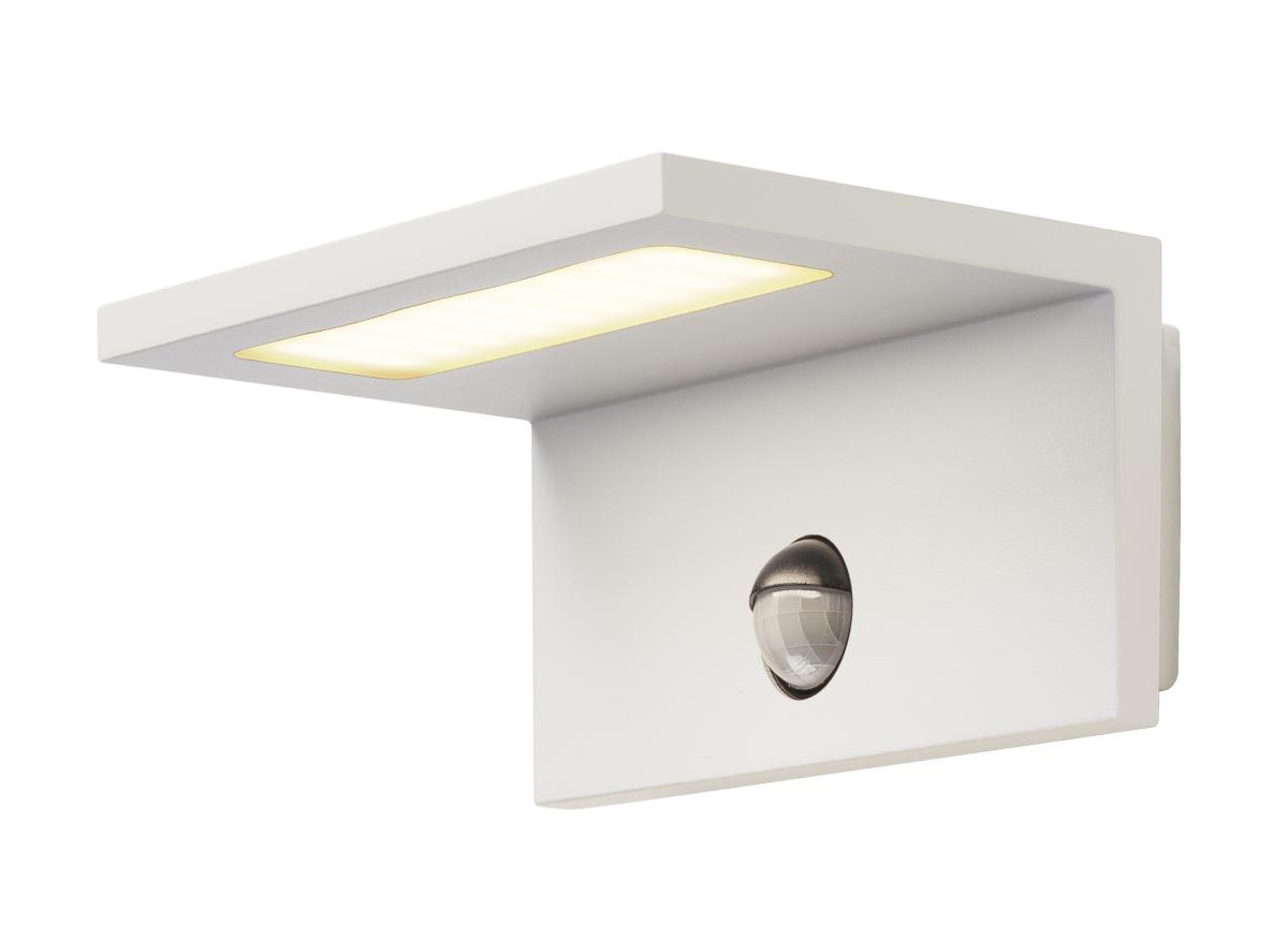 SLV - LED SENSOR WL, LED outdoor wandarmatuur, IP44, wit, 3000 K - 1001970