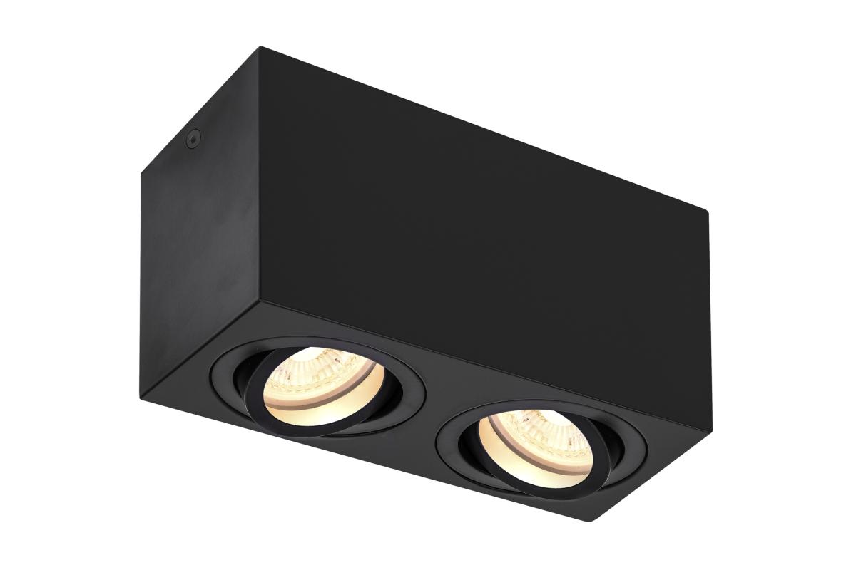 SLV - TRILEDO Double, indoor plafondarmatuur, QPAR51, zwart - 1002005
