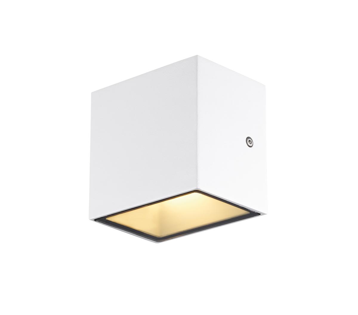 SLV - SITRA CUBE WL, LED outdoor wand en plafondarmatuur, wit - 1002033
