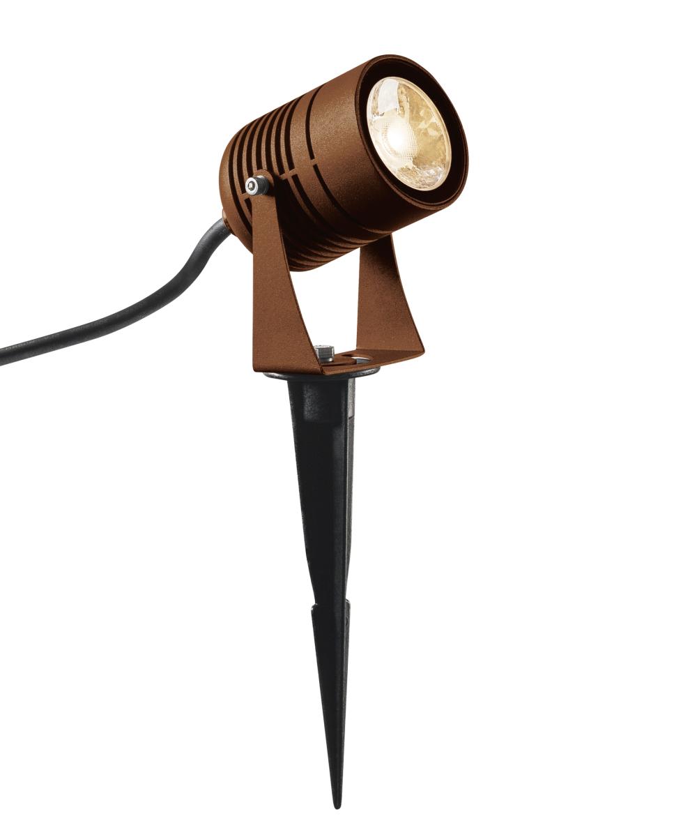 SLV - LED SPIKE, LED outdoor grondpinarmatuur, roestkleurig - 1002203