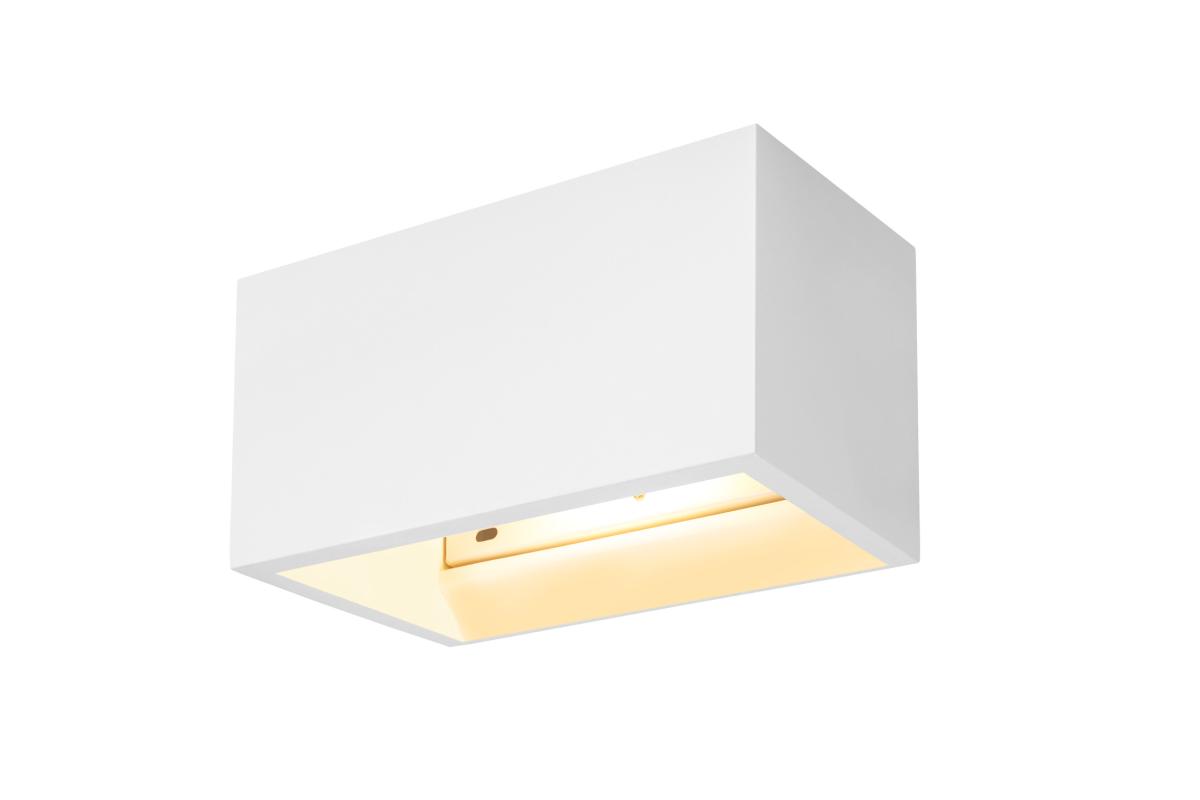 SLV - PLASTRA QT DE12 WL, indoor wandlamp, wit - 1002238