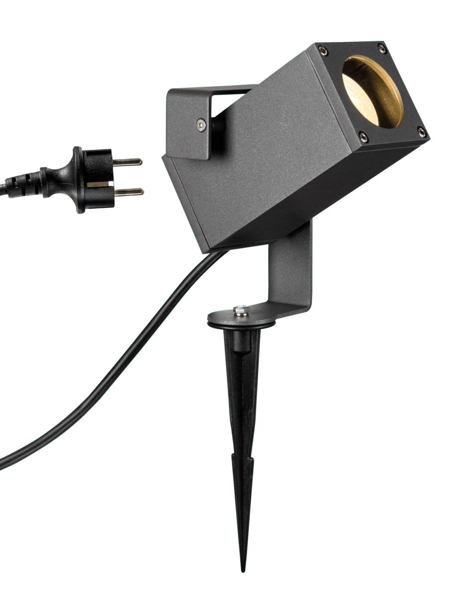 SLV - THEO BRACKET SP QPAR51, outdoor lamp op grondspies antraciet - 1004652