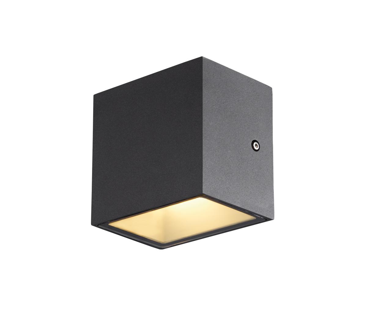 SLV - SITRA S WL SINGLE, LED outdoor wandopbouwarmatuur - 1005148