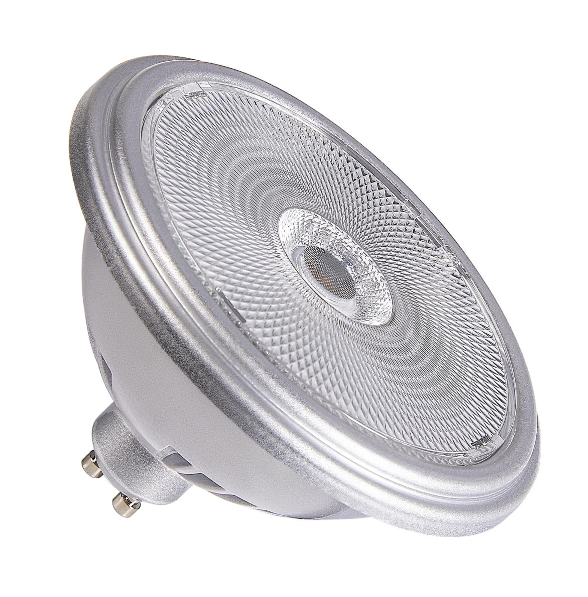 SLV - QPAR111 GU10, led armatuur zilver 12,5 W 3000 K CRI 90 60° - 1005280