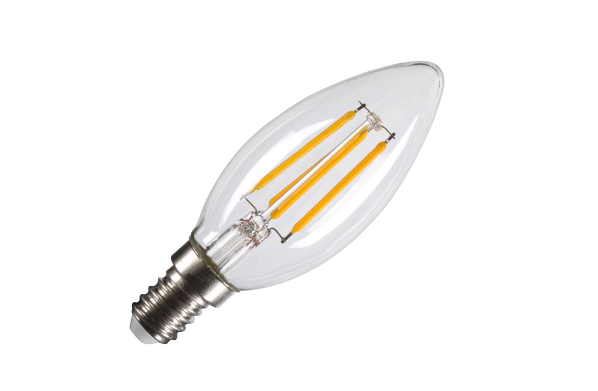 SLV - C35 E14, led armatuur doorschijnend 4,2 W 2700 K CRI 90 320° - 1005284