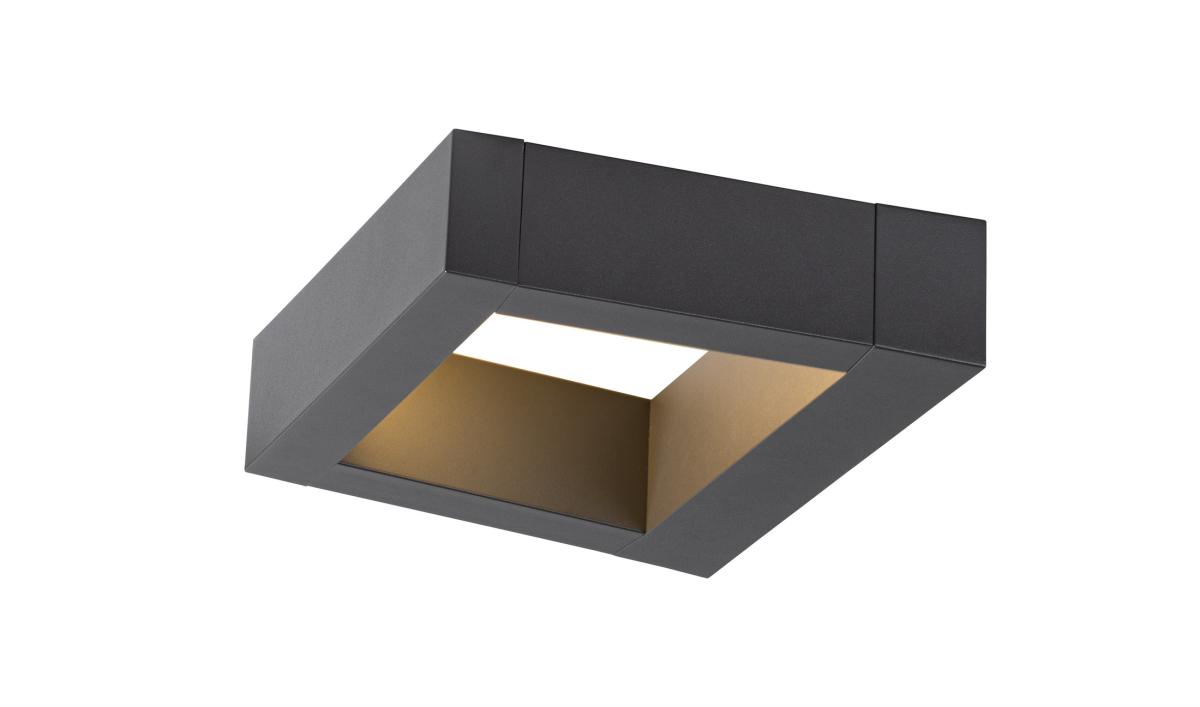 SLV - BOOKAT, wandopbouwarmatuur antraciet 15 W 3000/4000 K - 1005443