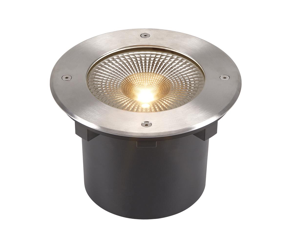 SLV - ROCCI 200 EL rond, vloerinbouwarmatuur roestvrij staal 316 - 1006104