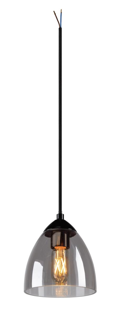 SLV - PARA CONE GL GU10, pendelarmatuur zwart / doorschijnend - 1006159