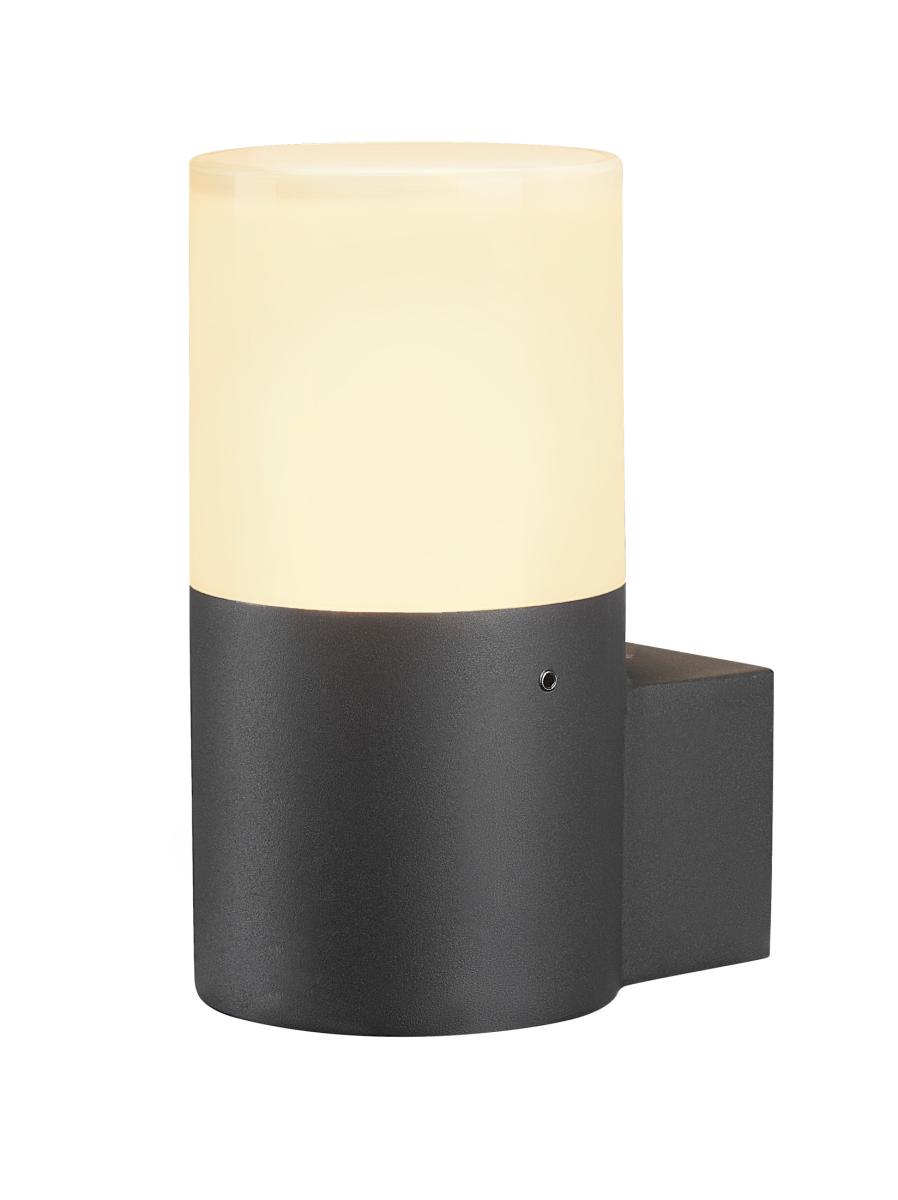 SLV - GRAFIT E27 round, wandopbouwarmatuur antraciet - 1006178