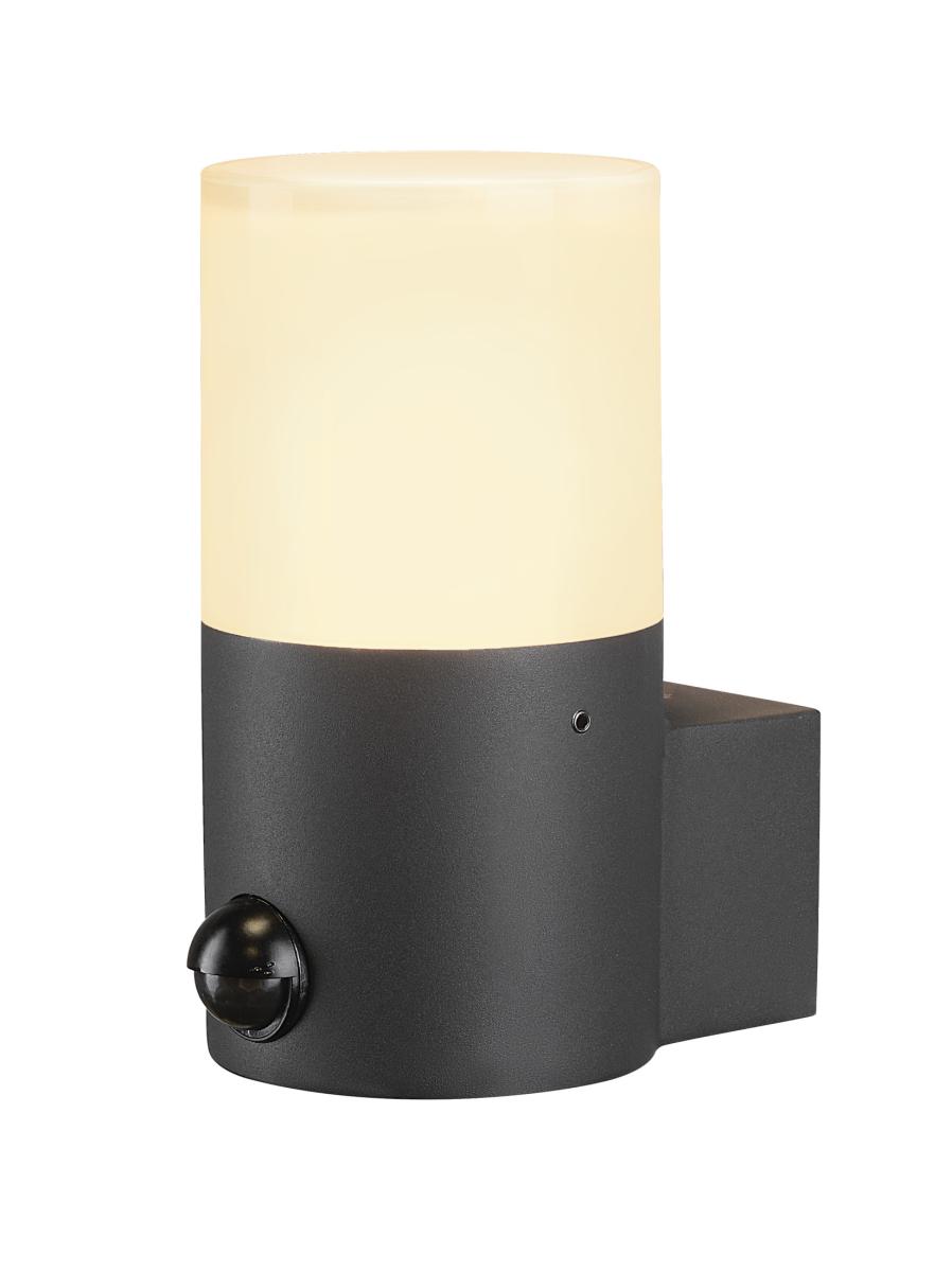 SLV - GRAFIT E27 round Sensor, wandopbouwarmatuur antraciet - 1006179