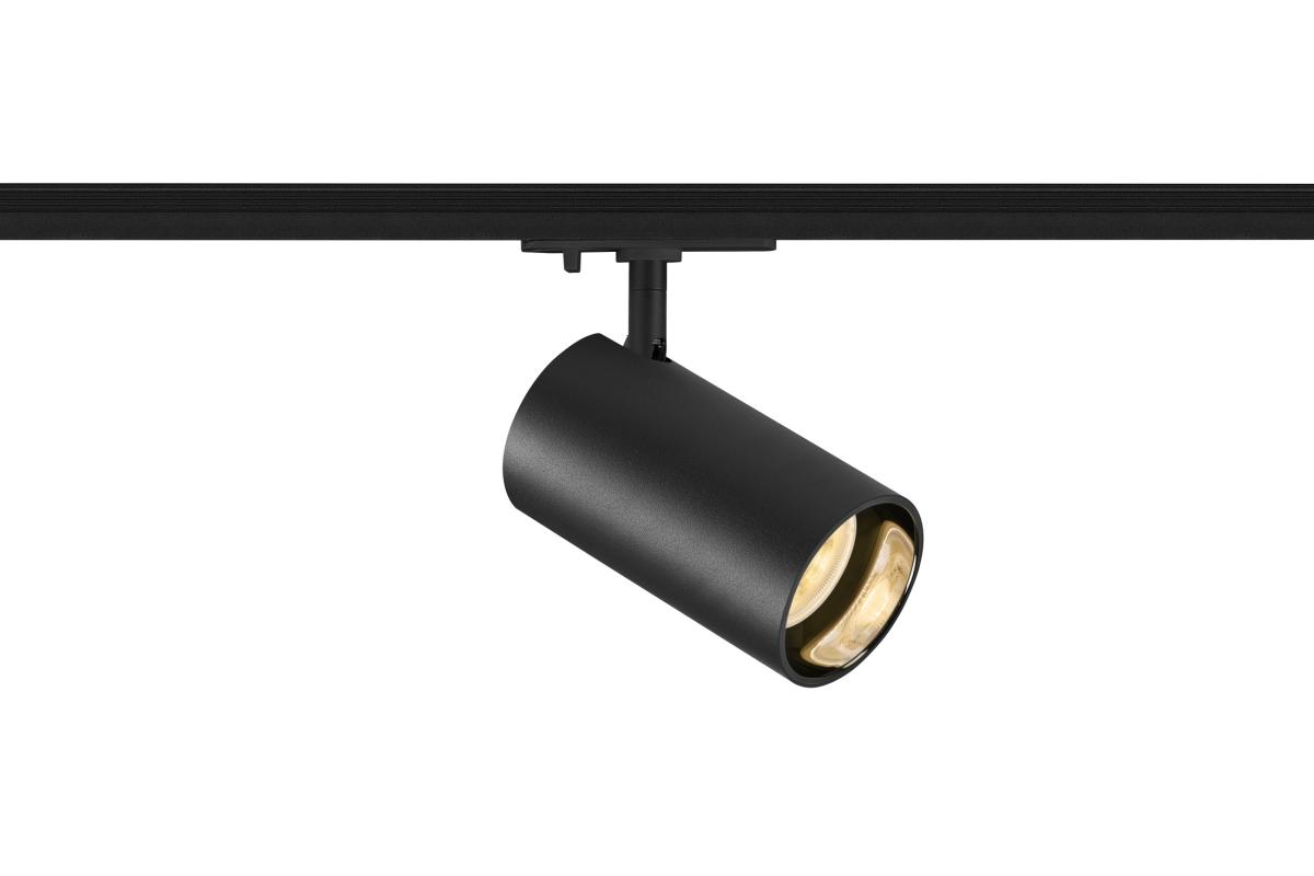 SLV - ASTO TUBE, 1 fase spot, GU10, 1x max. 10 W, zwart - 1006445