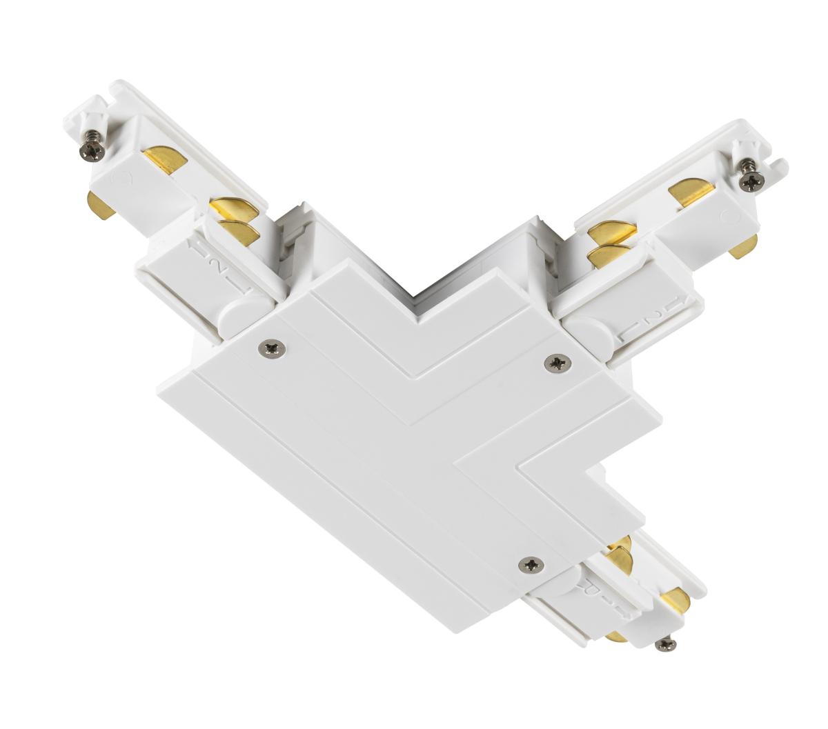 SLV - T verbinder, voor S TRACK 3 fase inbouwrail, aarde binnen - 1006528