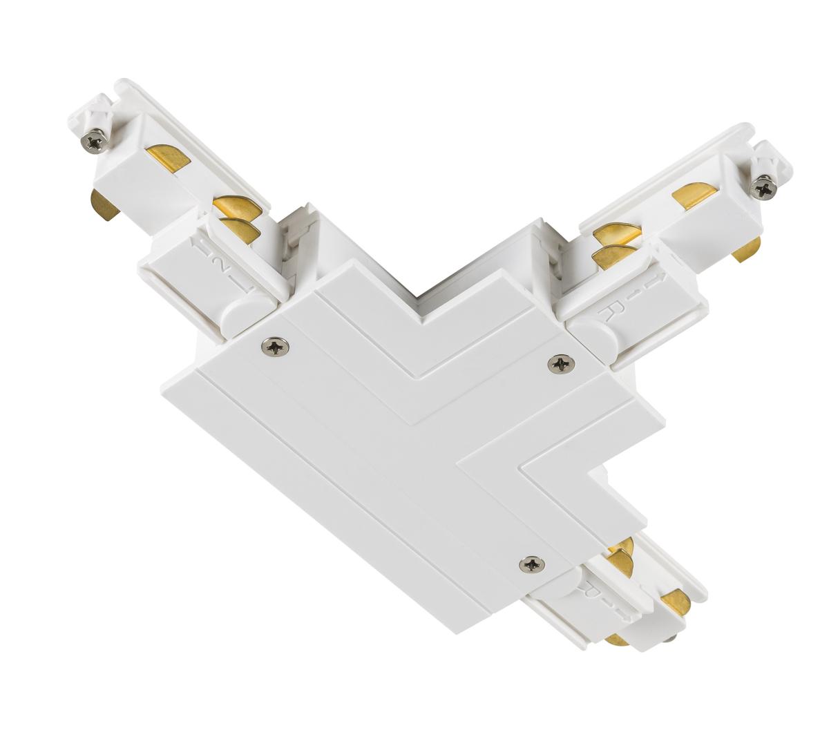 SLV - T verbinder, voor S TRACK 3 fase inbouwrail, aarde binnen - 1006532