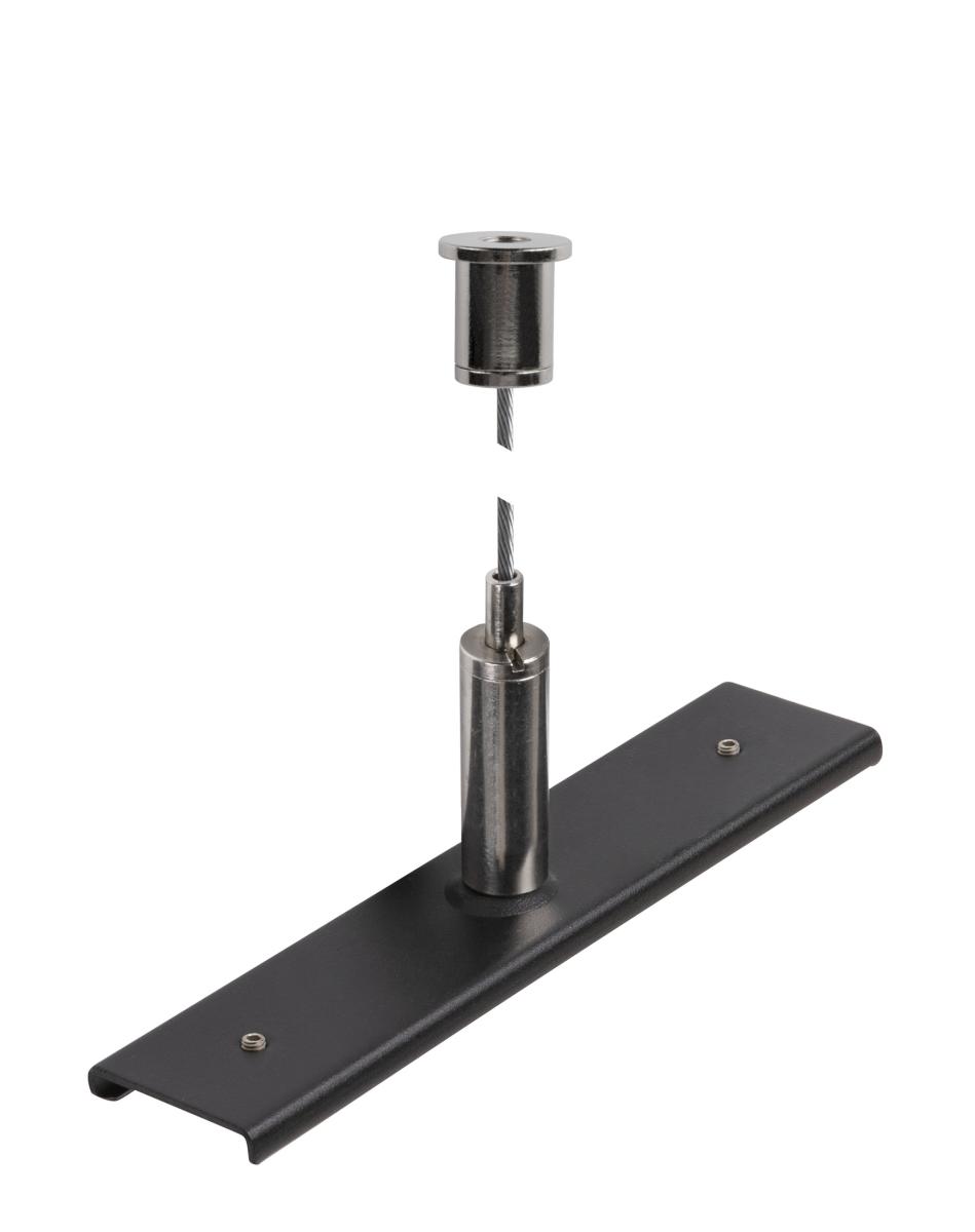 SLV - railversterkingsplaat met ophangingsset, 48V TRACK, 3 m - 1006603