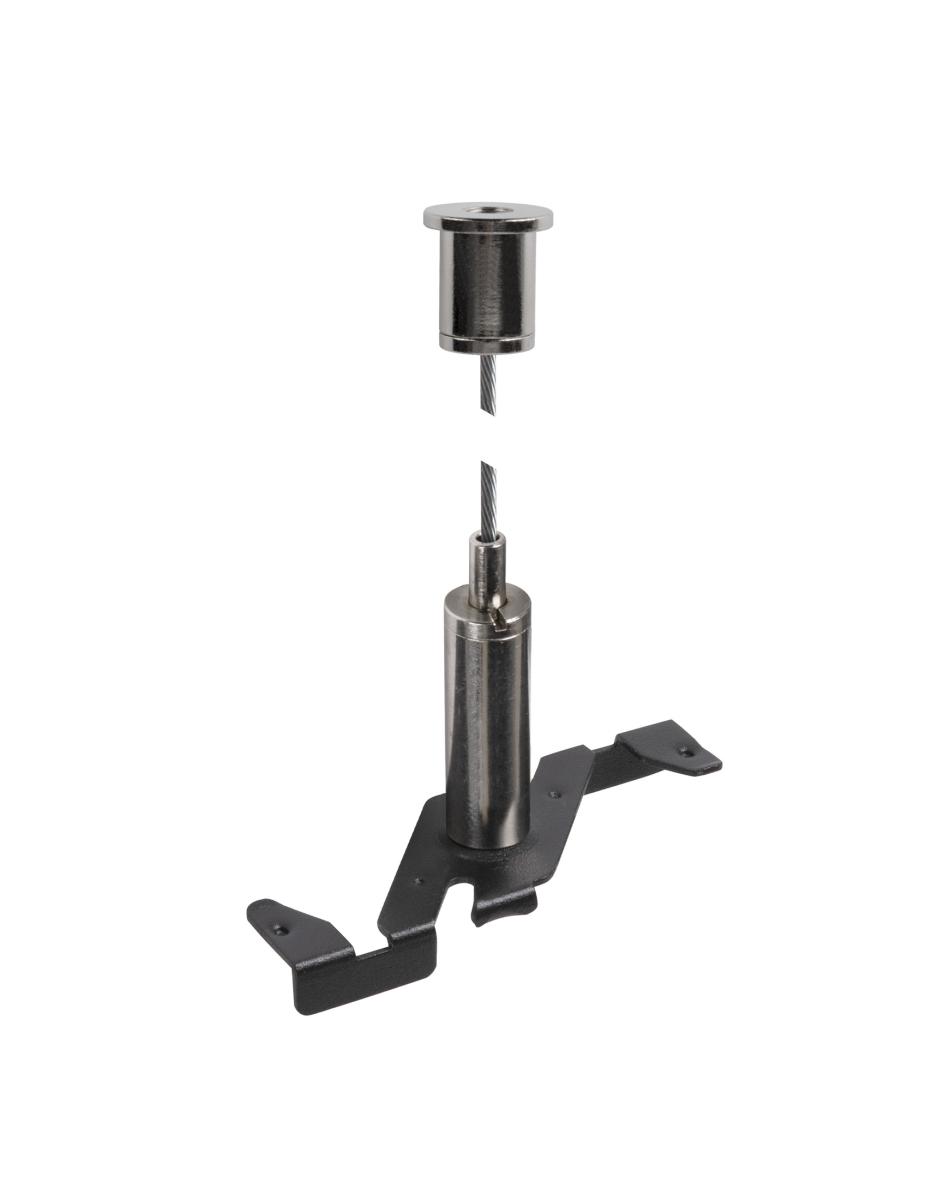 SLV - 3 m draadkabel pendelophanging, 48V TRACK, zwart - 1006607