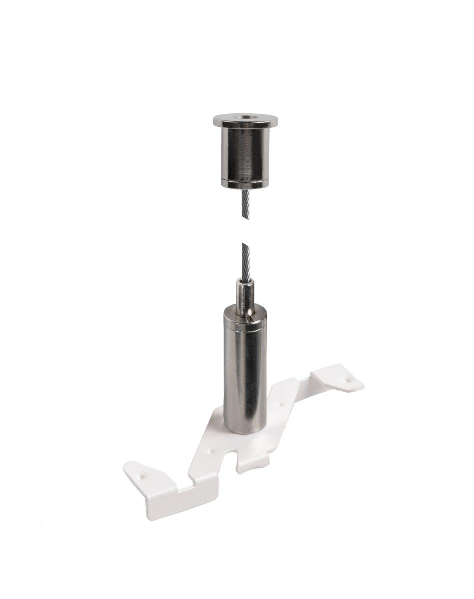 SLV - 3 m draadkabel pendelophanging, 48V TRACK, wit - 1006608