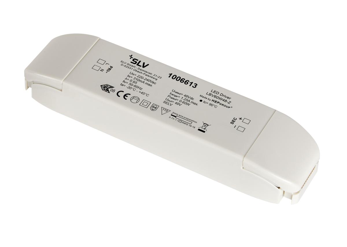 SLV - ledvoeding, 48V 60 W wit - 1006613