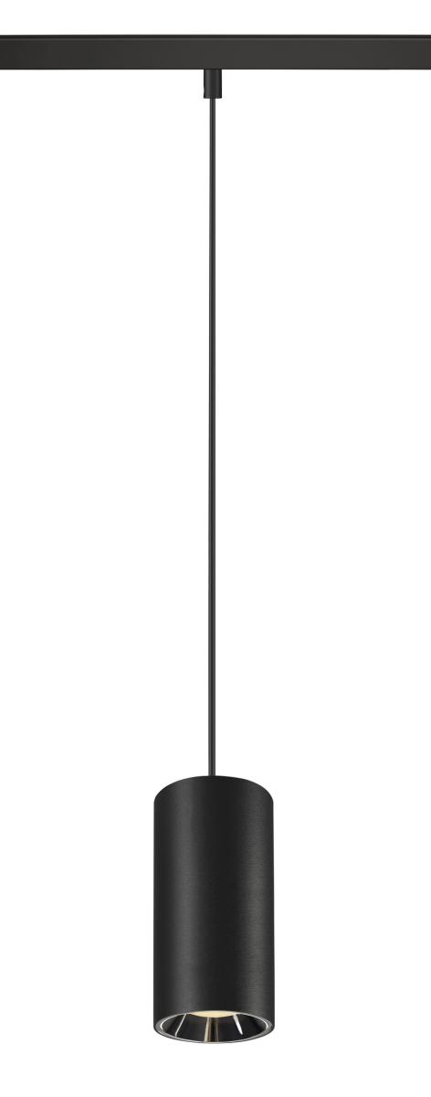 SLV - NUMINOS® S 48V TRACK DALI, hanglamp, zwart / chroom, 16 W - 1006839
