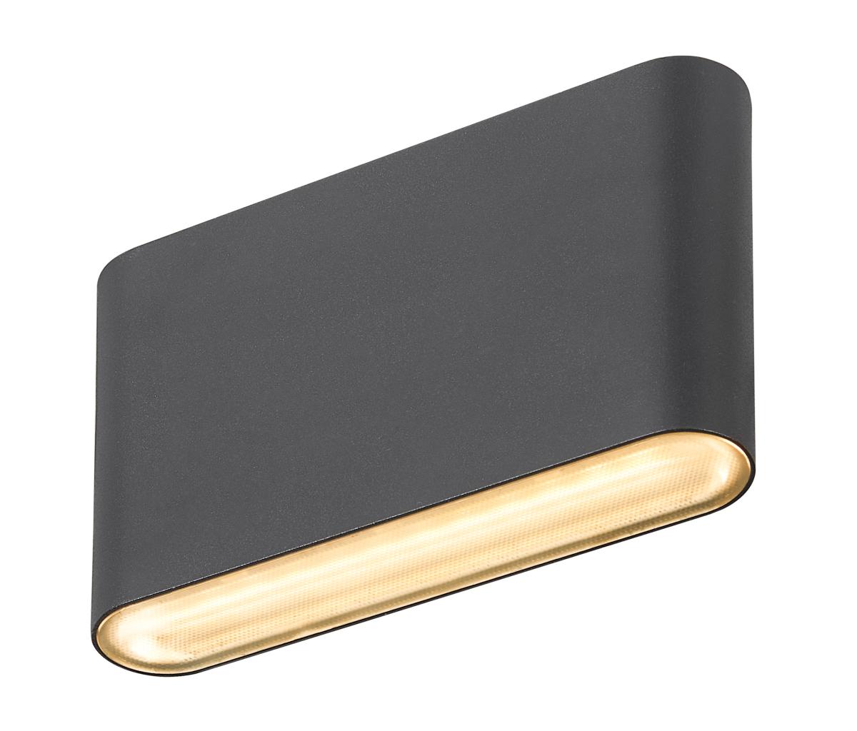 SLV - OVAL 14 WL wandopbouwarmatuur 2700/3000 K, 6 W, zwart - 1007142