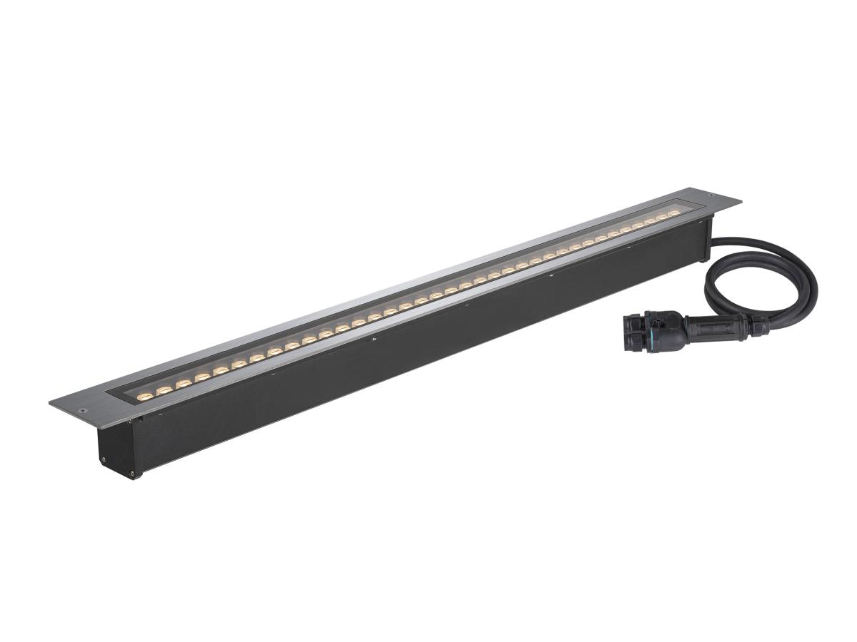 SLV - DASAR® 1200, vloerinbouwarmatuur, 34 W, 3000 K, IP65/IP67 - 1007196