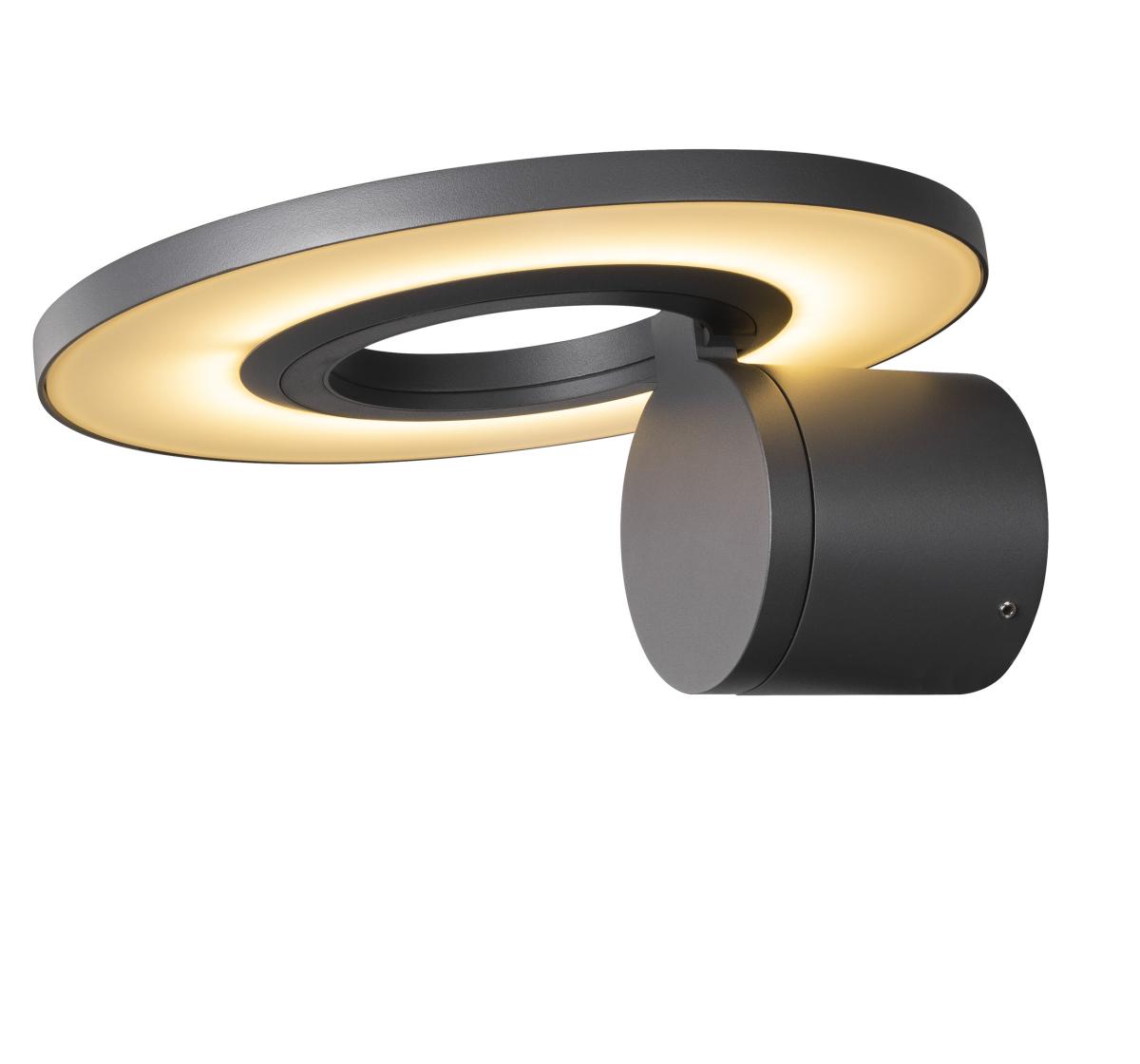 SLV - I RING, wandopbouwarmatuur, 9,2 W, 3000 K, antraciet - 1007236