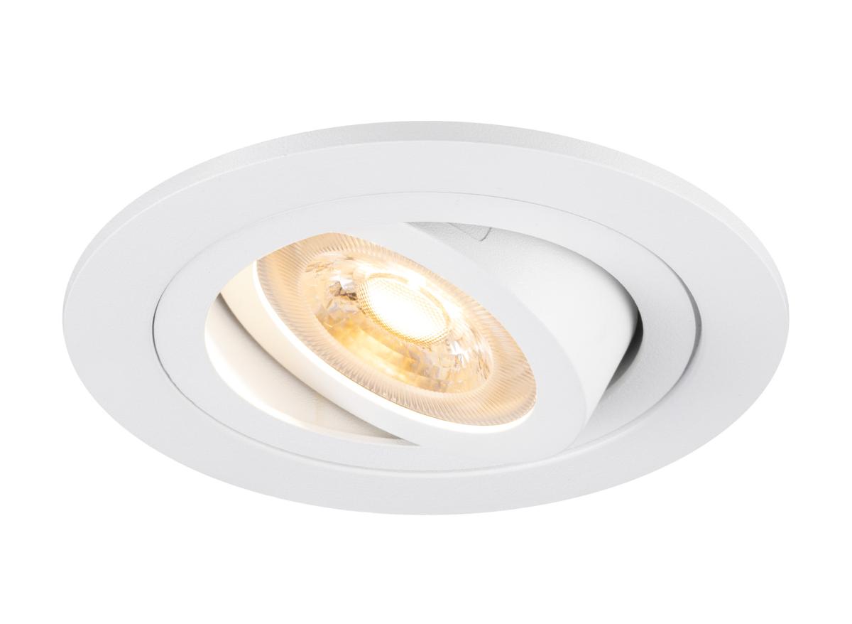 SLV - NEW TRIA® 75, plafondinbouwarmatuur, rond, max. 10 W GU10 - 1007374
