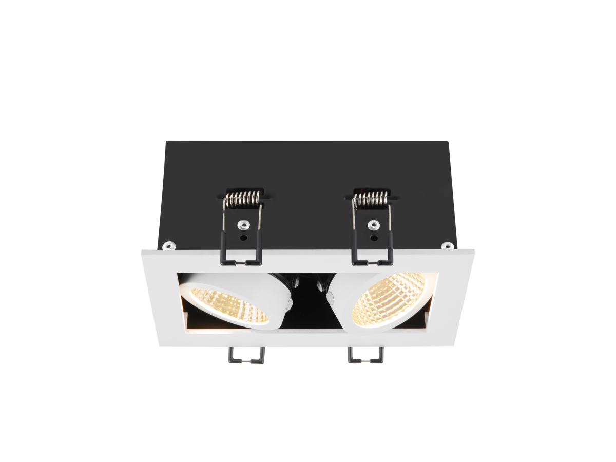 SLV - KADUX, plafondinbouwarmatuur, double, 3000 K, 38°, IP 20 - 1007560