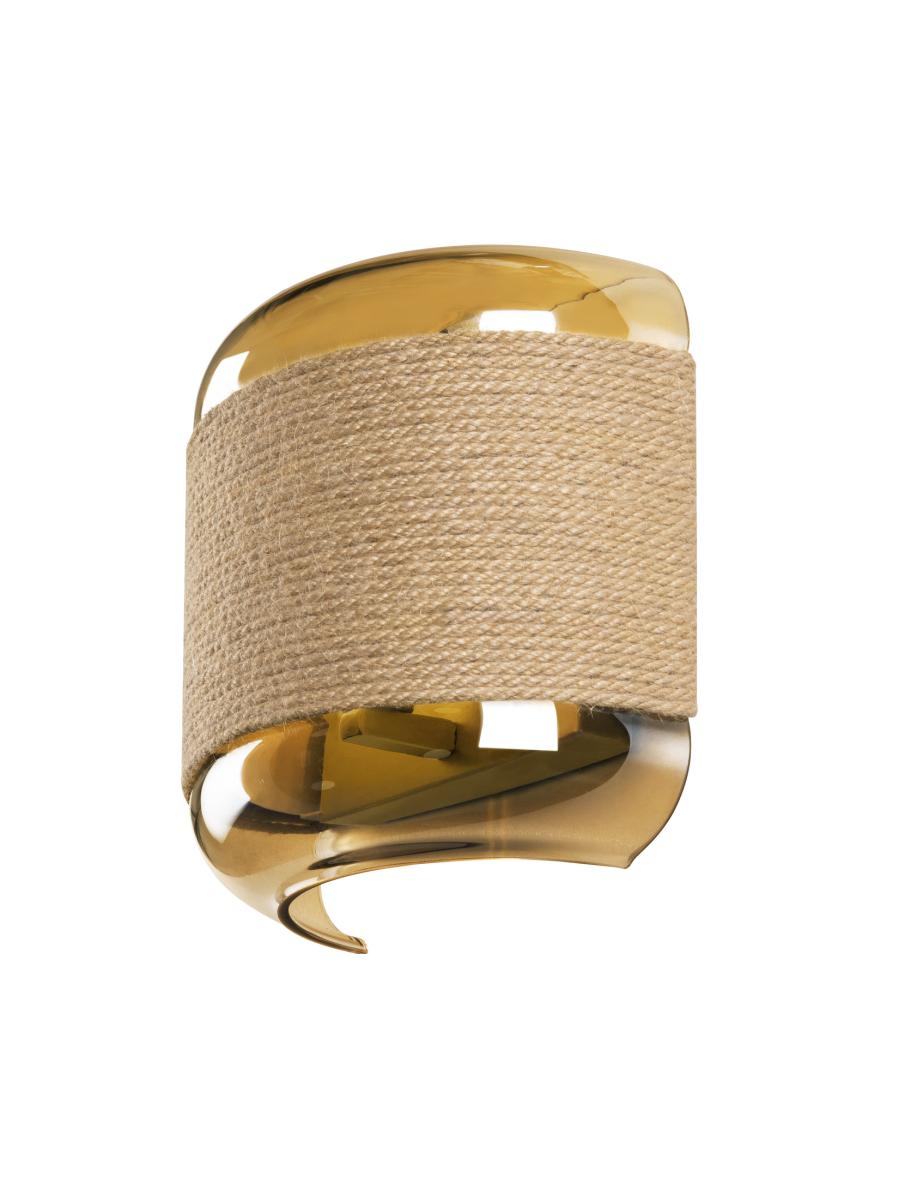 SLV - PANTILO ROPE, wandarmatuur, overige, 1x max. 15 W G9, goud - 1007595