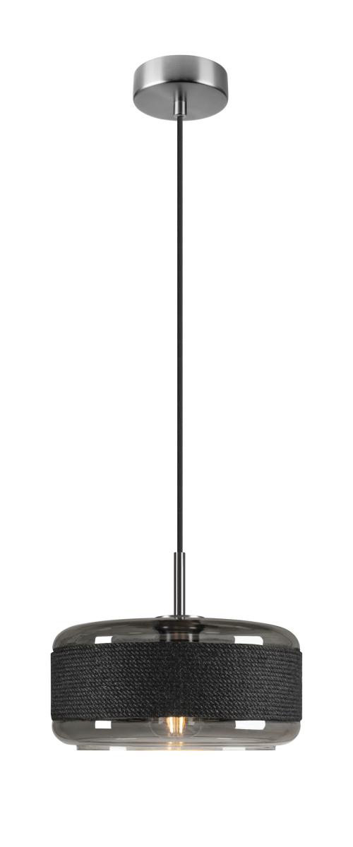 SLV - PANTILO ROPE 27, pendelarmatuur, 250 cm, E27, 15 W, zilver - 1007598