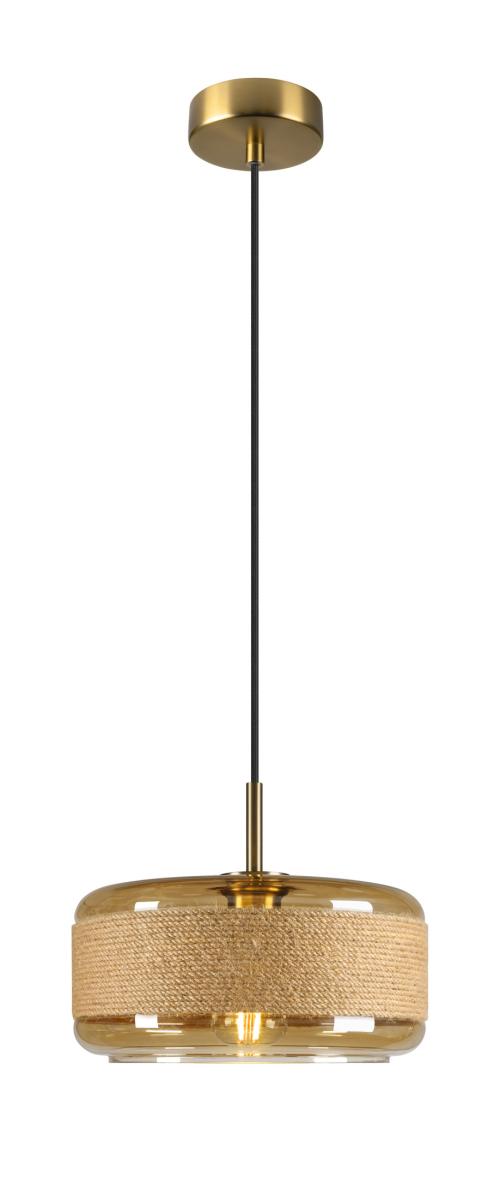 SLV - PANTILO ROPE 27, pendelarmatuur, 250 cm, E27, 15 W, goud - 1007599